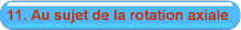 11. Au sujet de la rotation axiale